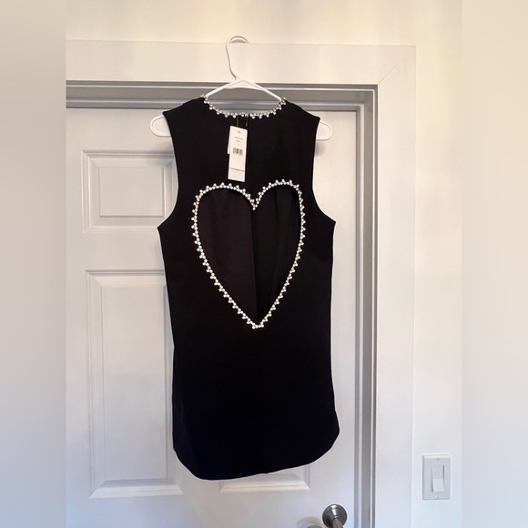 NWT AREA Crystal Heart Open Back Dress (Large) Retails for $795 - Picture 8 of 11